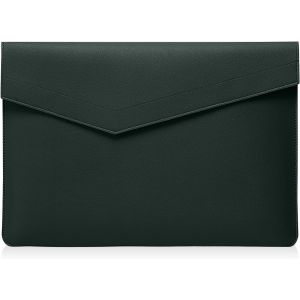 acdsgd-13 14 Pouces Housse pour MacBook Air 13 M4/M3/M2/M1 2025-2018 / MacBook Pro 14 M4/M3/M2/M1 Pro/Max, 13 13.3 14 Pouces PU Cuir Pochette de Protection Sacoche Ordinateur Portable - Vert Fonc&eacute; - Neuf