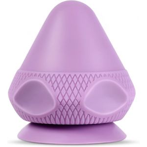 Balle De Massage, Massage Des Tissus Profonds Du Dos, Masseur De Pieds, Masseur De Points De Déclenchement À Poignée 2 En 1, Balle De Massage Musculaire Pour Soulager La Douleur (Violet) - Neuf