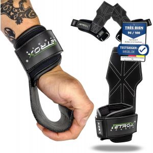 Power Grips Pour Musculation-Sangles De Tirage R&eacute;sistantes Pour Fitness Et Levage,Id&eacute;ales Pour Sangle Poignet-Straps Homme,Accessoires De Sport,Sangle De Levage Et Bandes Musculation.[K232] - Neuf
