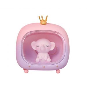 Lampe De Chevet En R&eacute;sine Dumbo Pour Chambre D'enfant - Neuf