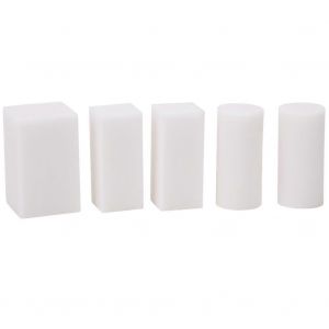 5pcs Blanc Gel&eacute;e Tampon Tampon Blocs De Sculpture Pour L'artisanat Bricolage Timbres Fabrication - Neuf