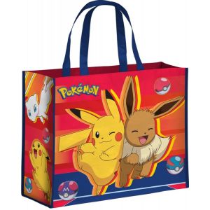 Sac Cabas Pokémon ¿ Pikachu & Évoli (Pp 45×40×20 Cm) - Neuf