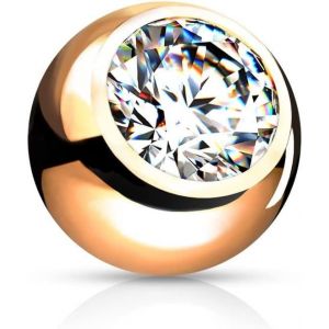 Nbgcm-® Boule De Rechange En Acier Inoxydable Pour Piercing - Filetage Intérieur : 1,2 Mm - Épaisseur : 1,6 Mm - Combinable - Multicolore - Oxyde De Zirconium - Labret - Surface Du Téton - Neuf