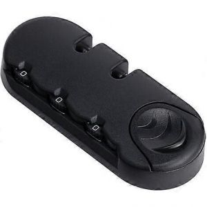 Promotion d'hiver,pi&egrave;ce noire 3 chiffres combinaison cadenas pour bagages de voyage valise Code Lock Fixed Lock Antivol Sac Accessoires - Neuf
