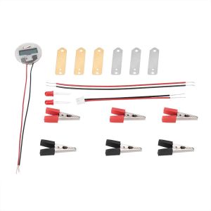 KAAQL-Kit D'Expérience Scientifique Sur Batterie De Fruits Avec Horloge Numérique Et Ampoule Pour Bricolage,Jouet Éducatif À La Maison,Sujet D'Éducation Pour Projet Scientifique Scolaire - Neuf