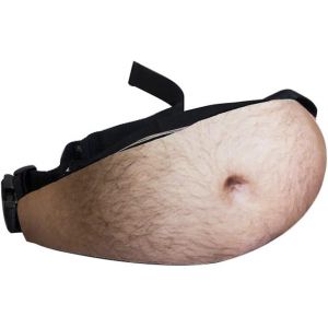 Papa Sac Faux Bière Ventre Taille Pack Unisexe Fanny Pack Éléphant Blanc Cadeaux Drôle Gag Cadeaux - Neuf