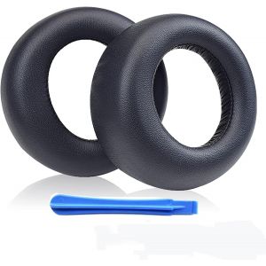 LORANKA-Coussinets d'oreille de Remplacement en Cuir prot&eacute;in&eacute; pour Sony PlayStation 5 Pulse 3D PS5 Wireless Casque, Casques de r&eacute;paration Noirs Coussins avec Mousse Anti-Bruit - Neuf