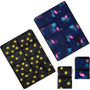 Ensemble De 2 Coussins De Si&egrave;ge De Camping Pliables Et Portables, Tapis Imperm&eacute;ables Et Isolants Thermiques Pour Les Voyages, La Randonn&eacute;e, Les Pique-Niques, Les Stades, Le Jardin Et La Chasse. - Neuf