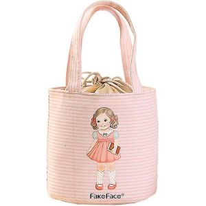 Fille enfance bandes sac à lunch - imprimés mignons, pochette isotherme - Neuf