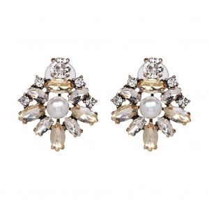Boucles D'oreilles Pendantes Elegantes En Alliage De Diamant, Bijoux Tendance, Cadeau Pour Femme - Neuf
