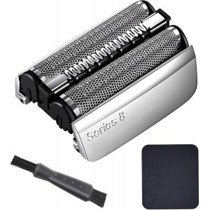 Mdy-Tête De Rasage Pour Braun Series 8, Compatible Avec Braun S8 83m, Tête De Rechange Pour Rasoir Électrique Pour Homme, Coupe-Feuille D'aluminium, Tête De Rechange Avec Brosse De Nettoyage Et Chiff - Neuf