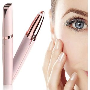 Oayew-Tondeuse &Agrave; Sourcils,Epilateur Sourcil Epilateur Sourcil &Eacute;lectrique Pour Femmes,&Eacute;pilateur Visage Femme Indolore Flawless Avec Brosse De Nettoyage Pour Epilation Sourcil Visage L&egrave;vres Bikini Bras - Neuf
