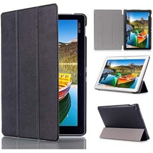 Etui Pour Tablette Asus Zenpad 10,Folio Case Cover Étui En Cuir Coque Pour Asus Zenpad 10 Z300c/Z300m/Z300cl/Z300cg/Z301m/Z301ml/Z301mf/Z301mfl (10,1 Pouces) Housse De Protection,Noir - Neuf