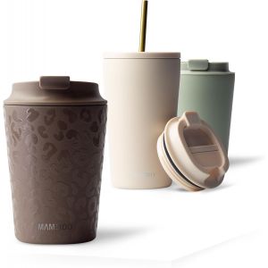 Sjzg-Mug Isotherme 350 Ml - Thermo Caf&eacute; &Eacute;tanche En Acier Inoxydable, Tasse Isotherme Sans Bpa, Mug Isotherme Cafe (Wild Allure) - Neuf