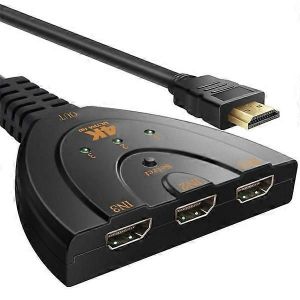 CQBB Commutateur HDMI 4K,VILCOME Commutateur HDMI 3 ports 3x1 R&eacute;partiteur HDMI - Neuf