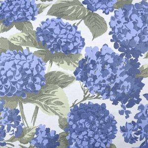 Tissu Jacquard Au M&egrave;tre &Agrave; Motif Hortensia - Neuf