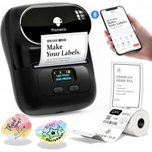lbgwp60-M110Imprimante D'Étiquettes Portable Bluetooth Pour Smartphones Ios Et Android Étiqueteuse De Codes-Barres Étiqueteuse Pour Étiquettes Autocollantes - Neuf