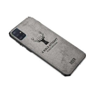 Coque Antichoc En Toile Pour Samsung Galaxy A51 &iquest; Lot De 2, Motif Cerf, Tpu Et Tissu - Neuf