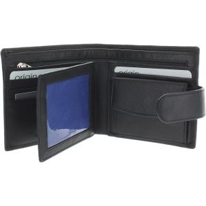 CMJAAGUR-Portefeuille Mala En Cuir Souple Avec Protection De Carte Rfid Sans Contact, Noir[M1623] - Neuf