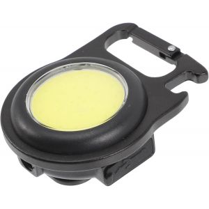 Lampe De Poche Porte-Cl&eacute;s Rechargeable Mini Lampe Cob Led Avec Crochet Et Aimant Pour &Agrave; Dos Et Travail Ext&eacute;rieur - Neuf