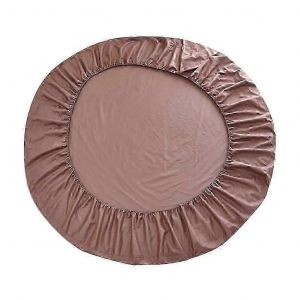 Drap-Housse Rond En Pur Coton, Linge De Maison, 200 X 200 Cm, Blanc - Neuf
