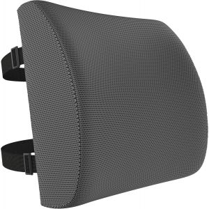 Coussin De Soutien Lombaire,Support Ergonomique Maintien Du Dos En Mousse À Mémoire De Forme,Corrige La Posture,Pour Voiture Bureau Chaise Fauteuil,Housse Lavable (Gris Foncé).[C23] - Neuf