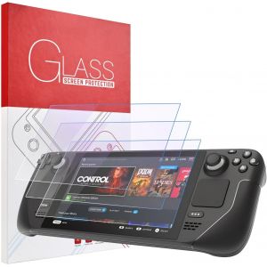 Ershi-Lot De 3 Protections D'écran Compatibles Avec Nintendo Switch Oled 7 Pouces, Anti-Blue Lighting, Protecteur D'écran En Verre[182] - Neuf