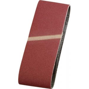 Bandes abrasives 75x457 mm en corindon supérieur avec grain 150, encollage spécial et toile de coton flexible pour le ponçage moyennement fin du bois et du métal - Neuf