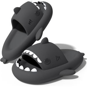 Ihkhu-Claquettes Requin Enfants Chaussons De Maison Pantoufles De Bain Fille Garçon Chaussures Pour Piscine Et Plage Et Douche Shower Tongues Plates Antidérapant Sandales Été - Neuf