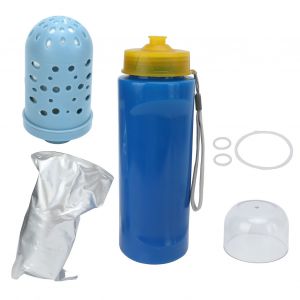 Bouteille D'eau Filtree Portable Avec Filtre Pour Voyage, Randonnee, Camping, 750 Ml, Bleu - Neuf