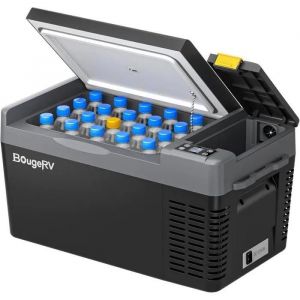 BougeRV CRPRO Glaciere a Compression, Frigo Voiture 20 litres(-22C10C), 1224V DC 110-240V AC Glaciere Voiture, Frigo Compression - Neuf