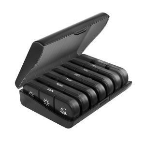 Pilulier 21 Grilles 3 Fois Par Jour Grands Compartiments &Eacute;tanche &Agrave; La Poussi&egrave;re Organisateur De Pilules Hebdomadaire Portab - Neuf