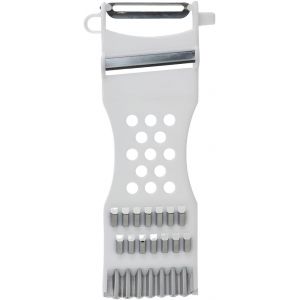 2 Pi&egrave;ces &Eacute;plucheur L&eacute;gumes Julienne (6 en 1),&Eacute;plucheur &agrave; Garniture + R&acirc;pe,&Eacute;plucheur Multifonction pour Fruits et L&eacute;gumes,Universel,&Eacute;plucheur de Pommes de Terre - Neuf