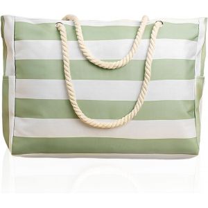 Sac de Plage Femme,Sac de Plage xxl Famille Pliable,Sac Cabas Plage Homme Femme xxl Extra Large Famille pour Voyages à Plage,Piscine,Fitness 51x16x36cm - Neuf