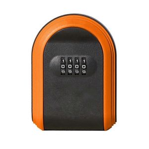 Coffre-fort à clés résistant aux intempéries 4 chiffres combinaison extérieure clé de sécurité étui de rangement à clé boîte de verrouillage Wall Mo - Neuf