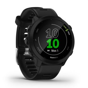 VornixorSarlshop-Forerunner 55 - Montre GPS Multi-activit&eacute;s Running avec Fonctions d&iquest;Entrainement Coach et Cardio au Poignet &iquest; Noire - Neuf