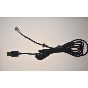 Kal-Câble De Données Audio Usb De Rechange Pour Casque Razer Kraken Kitty Edition/Ultimate Edition (Noir) - Neuf