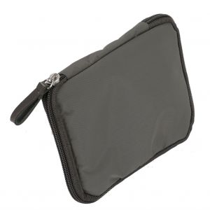 HJLIAN Sac de rangement portable multipoches en nylon pour passeport, documents, cartes de credit (gris) - Neuf