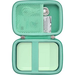 CHECARZHN--NO1-Housse Protection Pour Liene 2X3'' Mini Photo Imprimante Portable(Vert,Housse Only) - Neuf