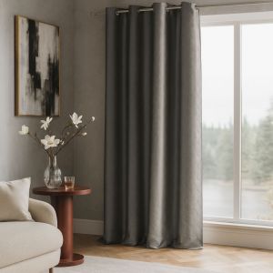 Rideau Effet Soie Motif &Eacute;caille - Neuf