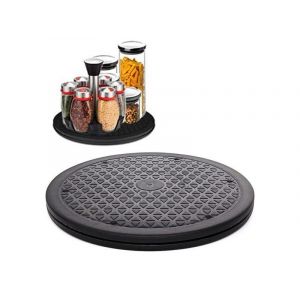 Plateau Tournant Lazy Susan De 25 Cm Pour La Cuisine, L'artisanat Et La Maison - Pr&eacute;sentoir &Agrave; Plateau Tournant &Agrave; 360 Degr&eacute;s - Neuf