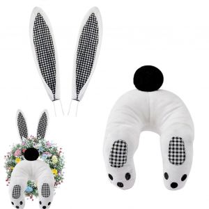 Lapin De P&acirc;ques Essai, Bunny Cul Guirlande Kit De 3 Pi&egrave;ces De Porte De Mignon De Bande Dessin&eacute;e De Lapin De Cul Avec Des Oreilles De Printemps Vacances De D&eacute;corations De P&acirc;ques - Neuf