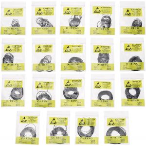 Kal-950pcs Bague En Forme De O 0.5mm Anneau Kit De Joint Pour Montre Étanche Joint Torique En Caoutchouc Joints De Montre Rondelles D'étanchéité Accessoires Pour Réparer La Montre - Neuf