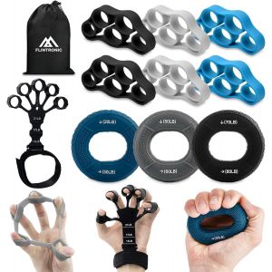 Loc-Entraîneur De Préhension,Hand Grip Strengthener,Exerciceur De Doigts,Doigt Civière Pour La Force De Préhension,Le Sport,L'entraînement Musculaire,L'escalade,Le Fitness - Neuf