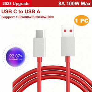 2 Pièces Câble De Chargeur Oneplus 100w 80w 65w Chaîne Supervooc Oneplus 13r 13 12 11 Nord 4 Ce4 Lite Câble Usb Type C Cordon De Données D'origine Usb C To A Cable 0.35m - Neuf