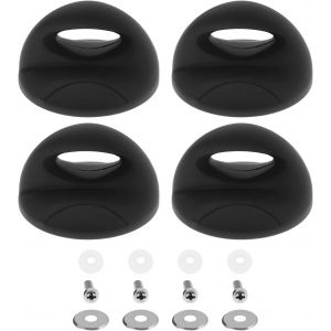 Jexnovashop-Lot De 4 Boutons De Couvercle De Casserole M5 75 X 45 Mm Compatibles Avec Les Mijoteuses Les Mijoteuses Et Divers Couvercles D'ustensiles De Cuisine - Neuf