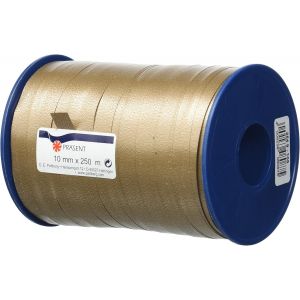 Ruban Paquet Cadeau Taupe, 250 M De Bolduc Pour Emballage, Bolduc Largeur 10 Mm, Accessoire De D&iquest;&iquest;Coration & Bricolage Diy, Ruban D&iquest;&iquest;Coratif Pour Pr&iquest;&iquest;Sents, En Toute Occasion - Neuf