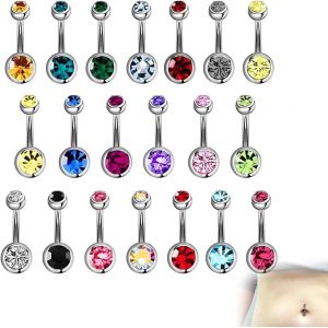 Nbgcm-20 Pcs Piercing Sourcil Arcade Acier Chirurgical Curved Barbell Rook Anneaux Helix Cartilage Tragus Oreille Banane Boule, Snug Lip Belly Button Piercing Boucles D'oreilles Pour Femmes - Neuf