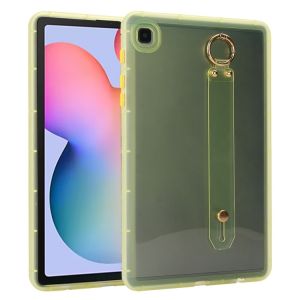 Housse hybride en PC et TPU souple avec support pour Samsung Galaxy Tab S6 Lite 2024 / 2022, Jaune - Neuf