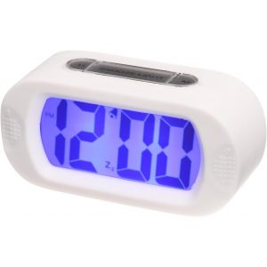 R&eacute;veil &eacute;lectronique avec &eacute;cran LCD - Rose - R&eacute;veil num&eacute;rique pour chambre &agrave; coucher, r&eacute;p&eacute;tition, 12 h, fonctionne avec piles pour chambre &agrave; coucher, dormeurs lourds, voyage, bureau - Neuf